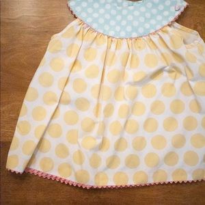 Shrimp and grits kids polka dot dress nwot